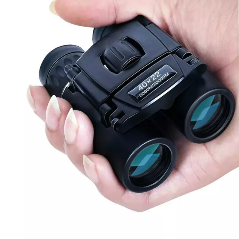 40X22 HD Powerful Binoculars 2000M Long Range Folding Mini Telescope BAK4 FMC Op