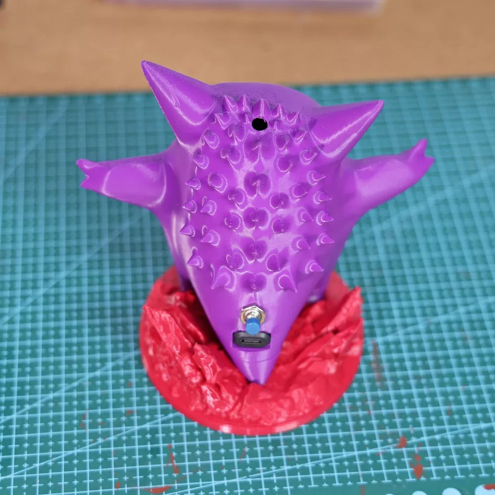 Gastly 3D Printed Pokemon Luminous New Ver Humidifier Cool Desk Decor Handmade