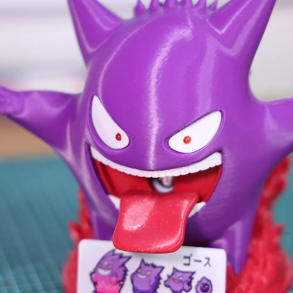 Gastly 3D Printed Pokemon Luminous New Ver Humidifier Cool Desk Decor Handmade