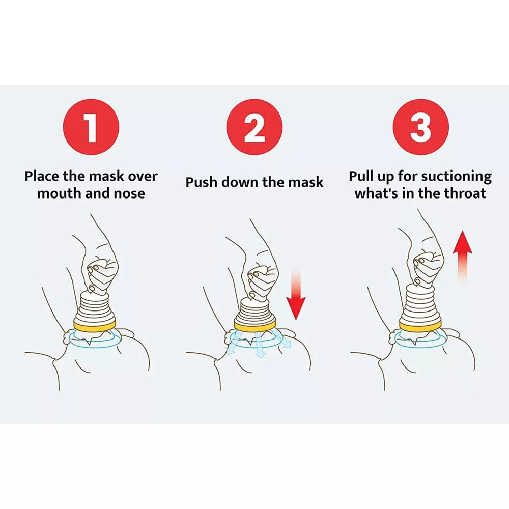 LifeVac Portable Travel -first Aid Kit Choking Airway Rescue Portable Devices