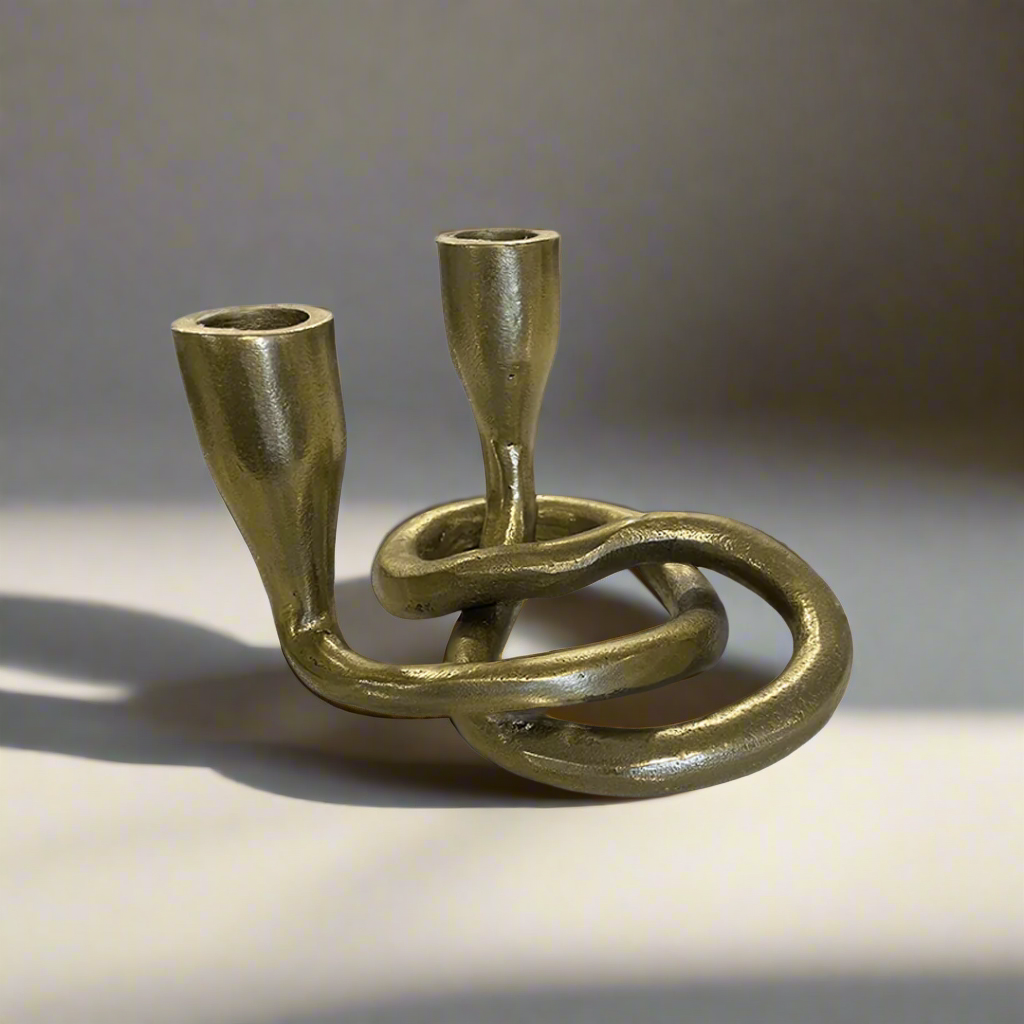 Twisted Metal Candle Holder