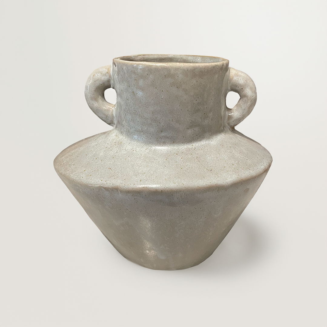 Ceramic Vase with Dual Handles