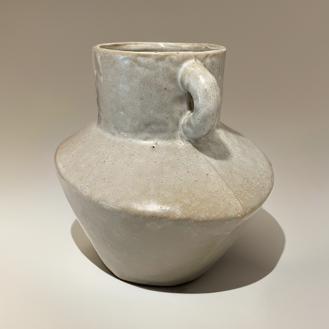 Ceramic Vase with Dual Handles