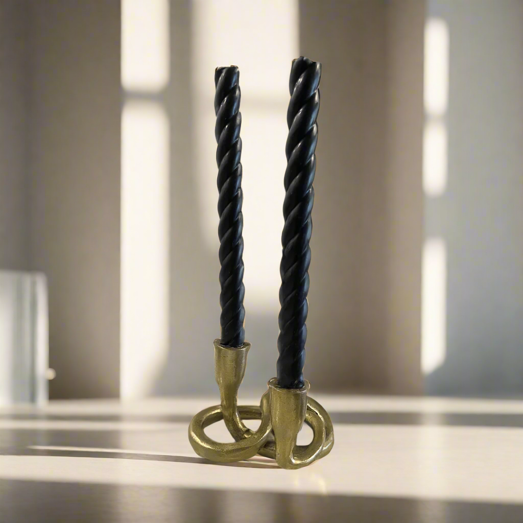 Twisted Metal Candle Holder